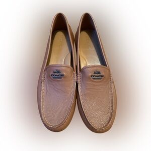 Coach Women's Brown Leather Loafers